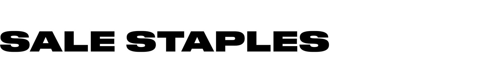 SALE STAPLES