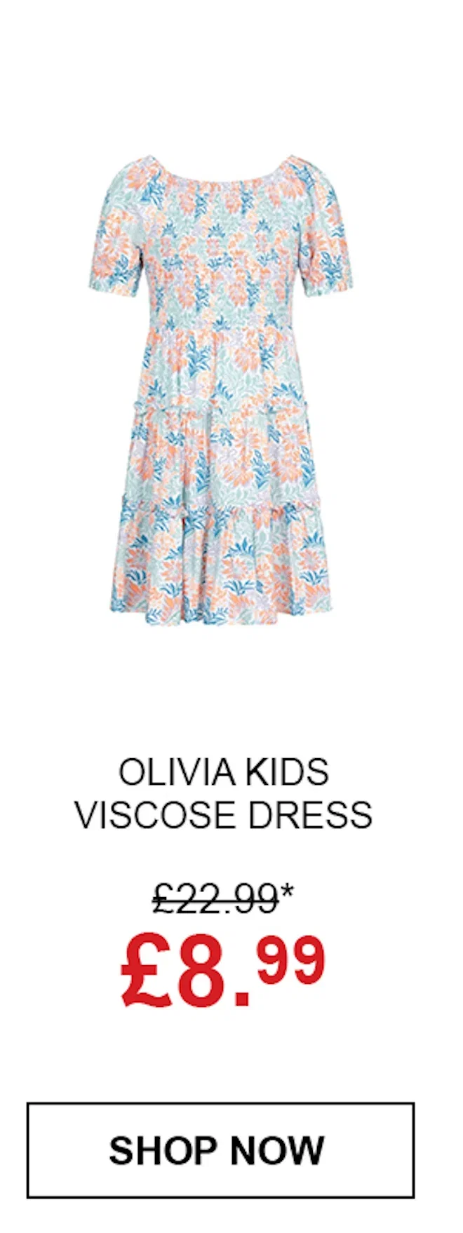 Olivia Kids Viscose Dress
