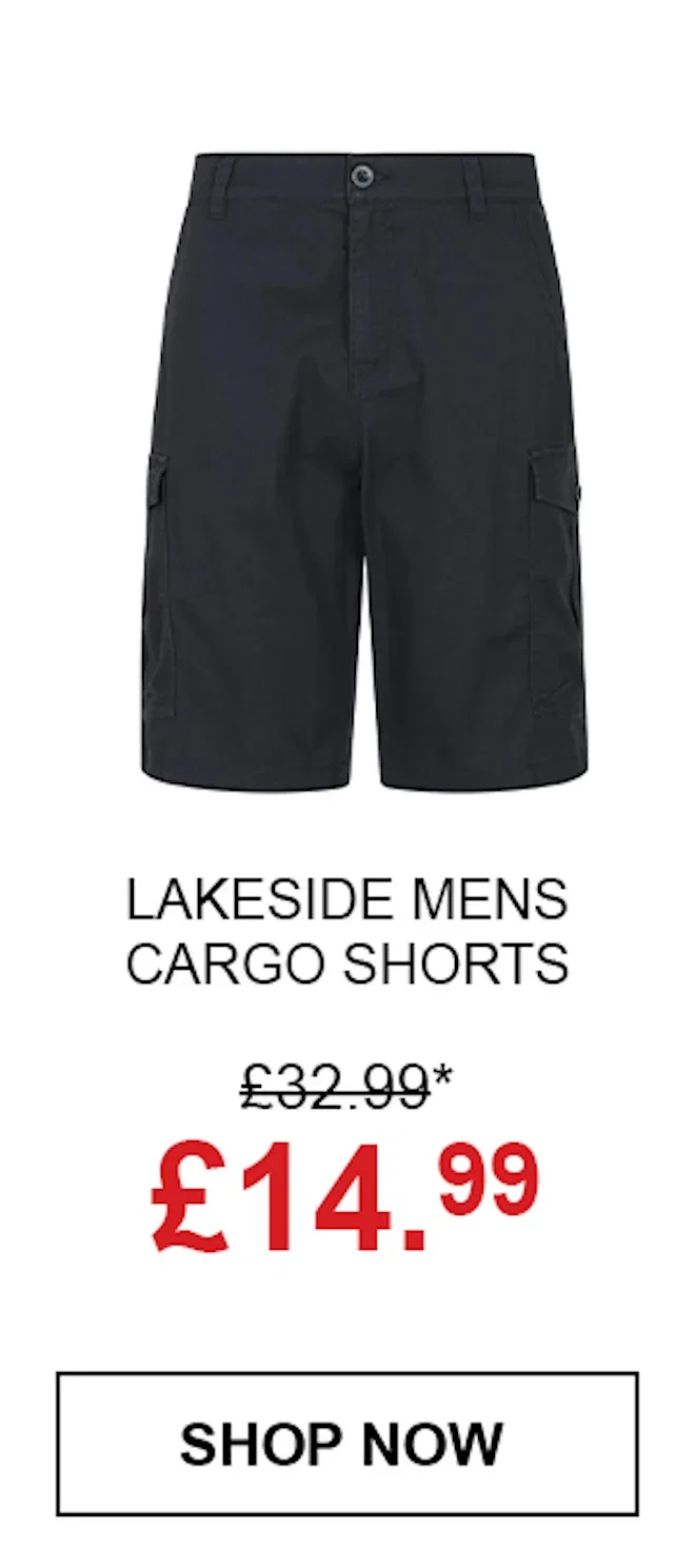 Lakeside Mens Cargo Shorts