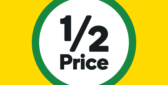 Half Price Specials