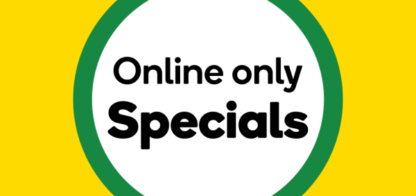 Online only Specials
