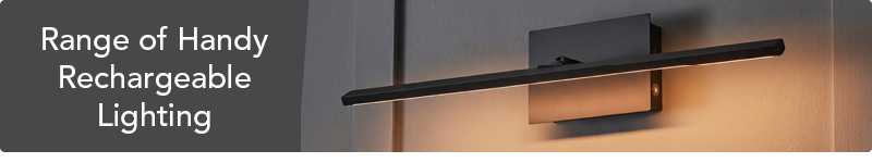 Range of Handy Rechargeable Lighting