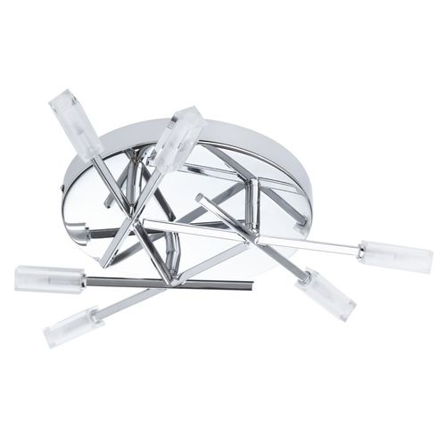 Kalina 6 Light Semi Flush Ceiling Light - Chrome