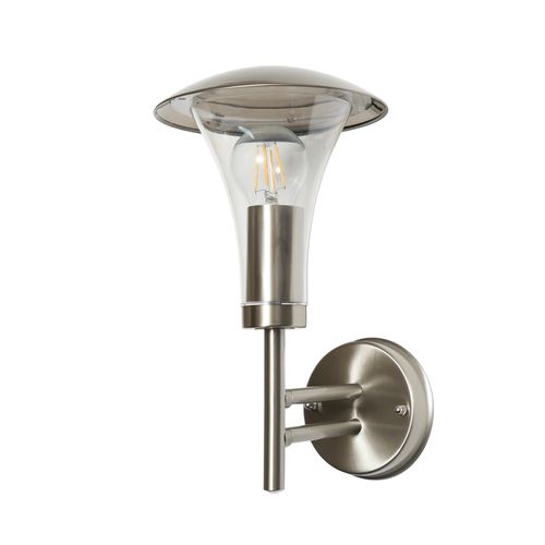 Emlo Outdoor Fluted Wall Light - Stainless Steel