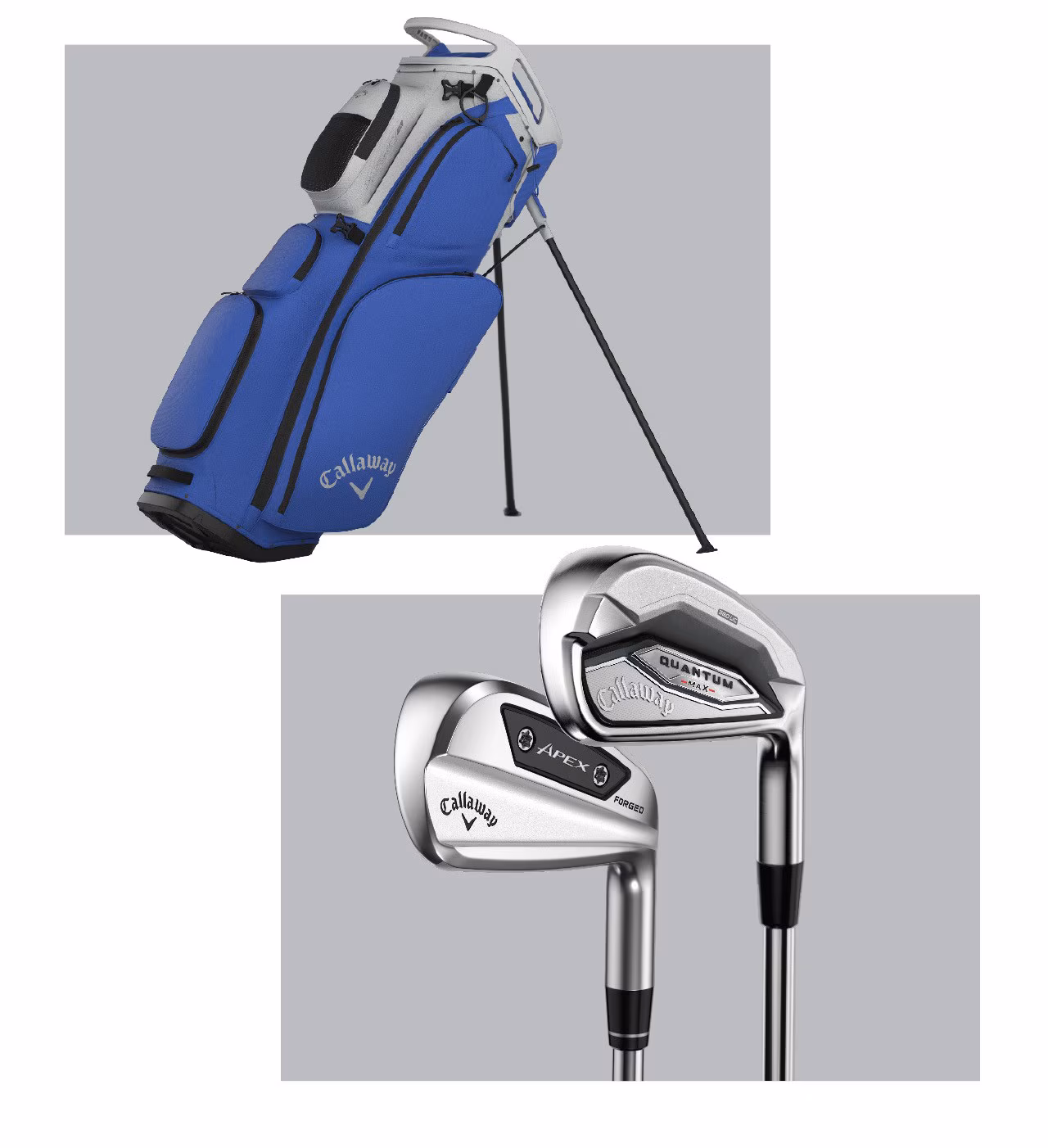 Callaway Golf Bag and Callaway Apex Iron