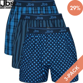 3 Stuks Verpakking JBS Organic Cotton Boxershorts