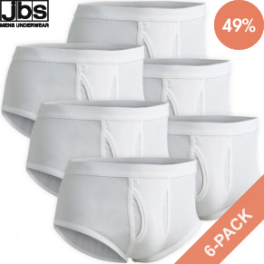 6 Stuks Verpakking JBS Original 30009 Brief