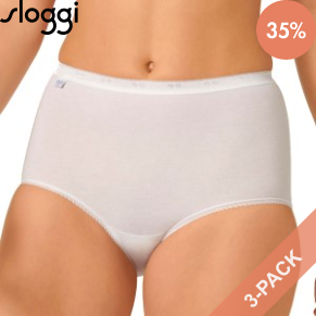 3 Stuks Verpakking Sloggi  Basic Maxi 
