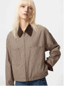 product4women0zipup0short0jacket