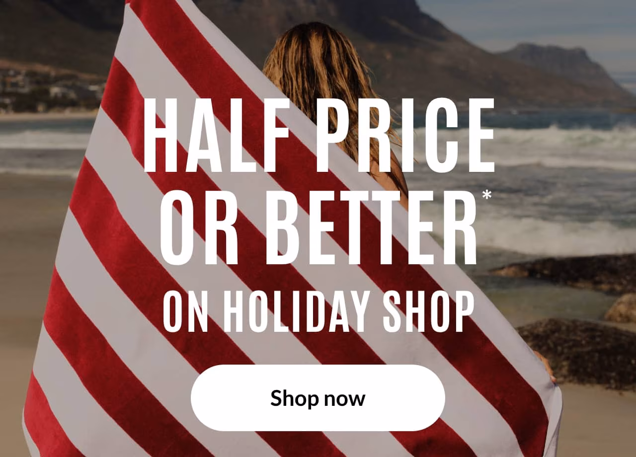 Half price or better on holiday shop