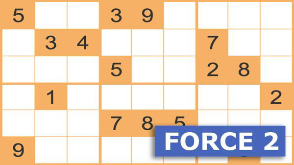 Sudoku gratuits - Force 2 - 23 juillet 2026 Grille n°1498