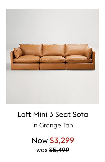 Loft Mini 3 Seat Sofa