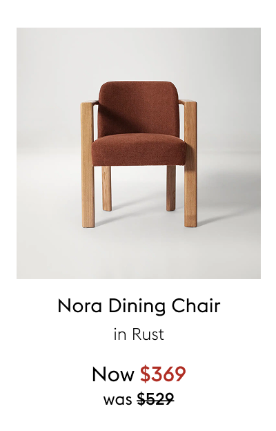 Nora Dining Chair - Rust