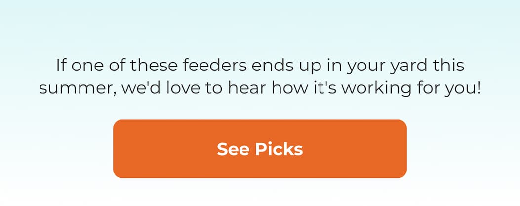 If one of these feeders ends up in your yard this summer, we'd love to hear how it's working for you!