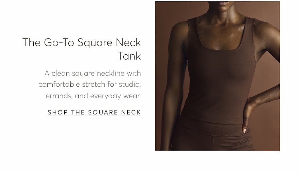 The Go-To Square Neck Tank | Shop The Square Neck