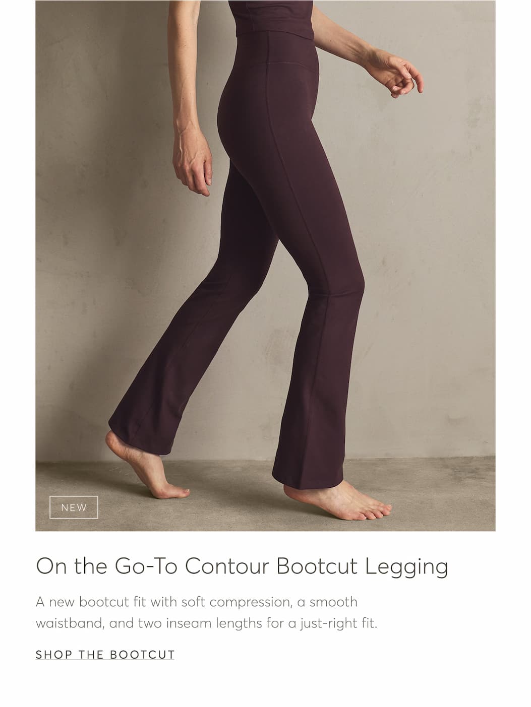On the Go-To Contour Bootcut Legging | Shop The Bootcut