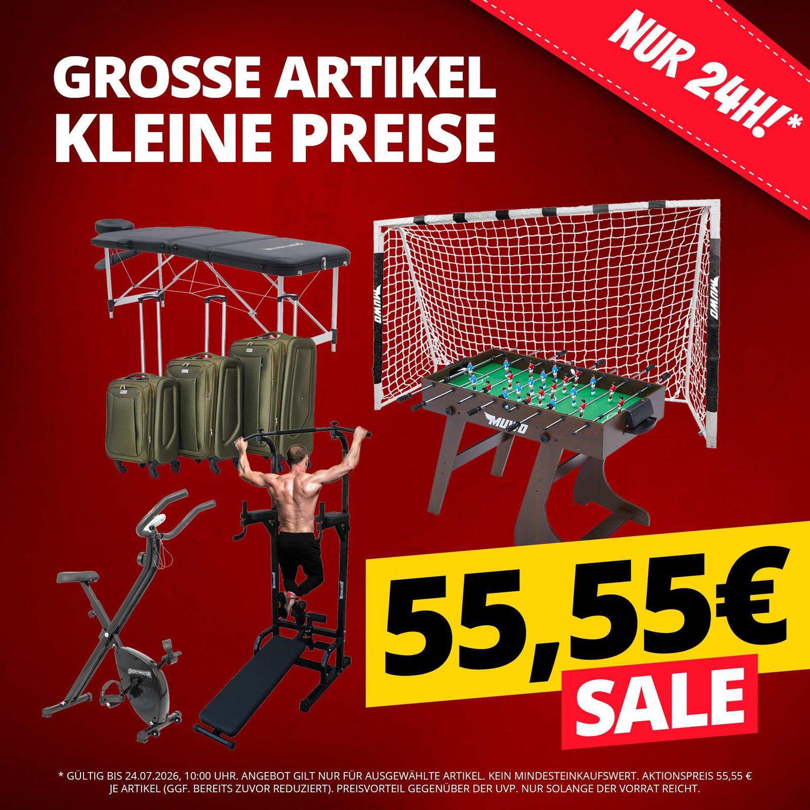 55,55 € SALE