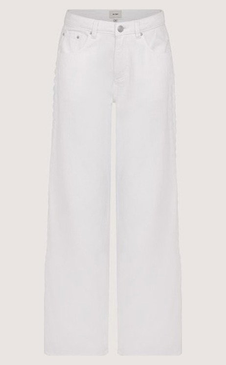 Alex Baggy Wide Leg — White Lace Aura