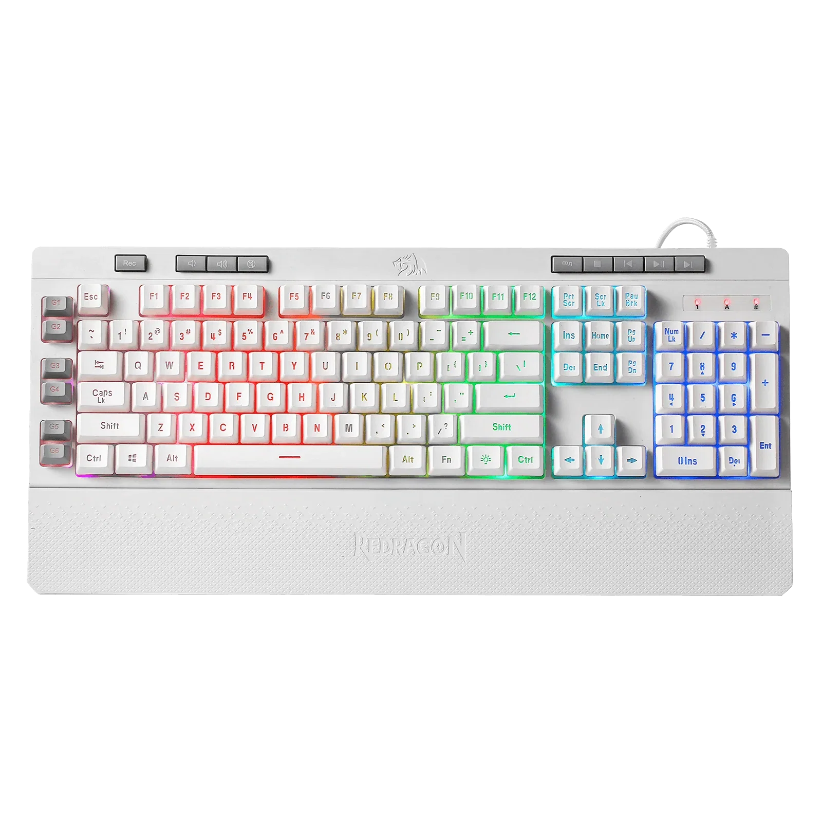 Image of SHIVA K512 WHITE Membrane Gaming Keyboard