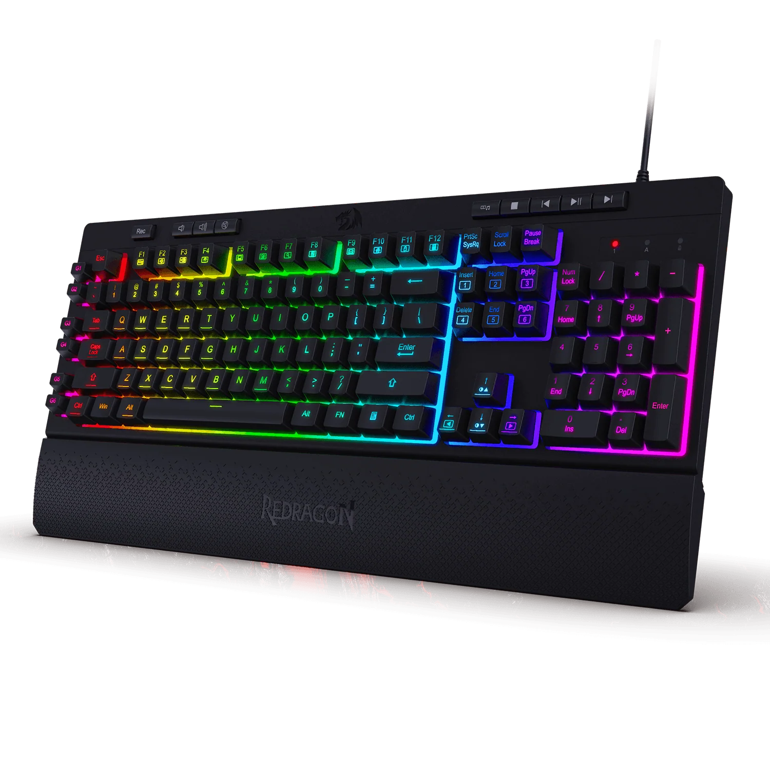 Image of SHIVA K512 Membrane Gaming Keyboard