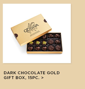 Dark Chocolate Gold Gift Box, 15pc.