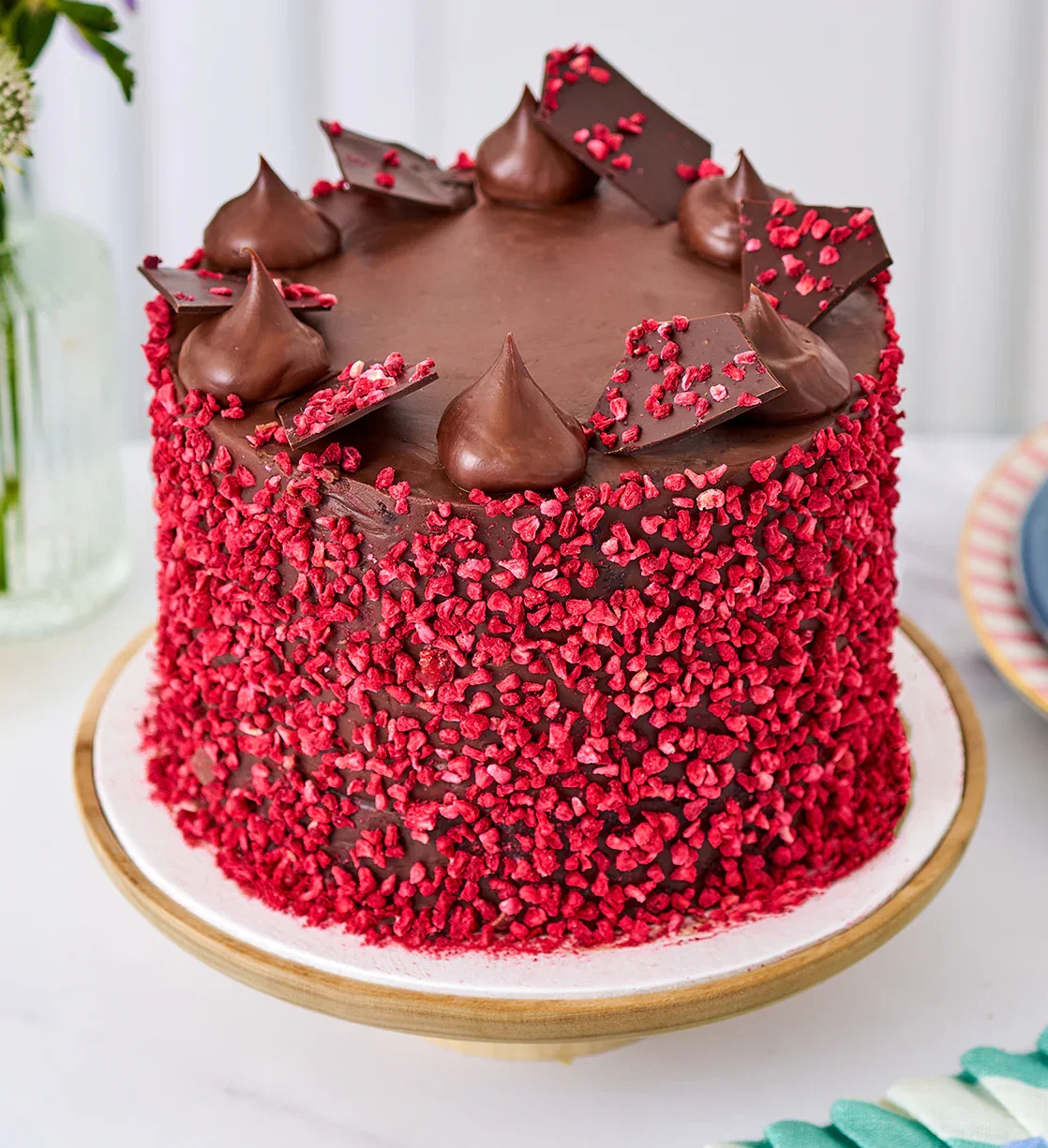 Image of Chocolate and Raspberry Nationwide Cake
