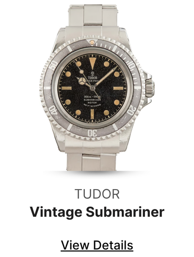 Vintage Tudor Submariner 7928 Chapter Ring