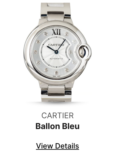 Pre-Owned Ballon Bleu de Cartier Ref WE902074 Diamond Dial