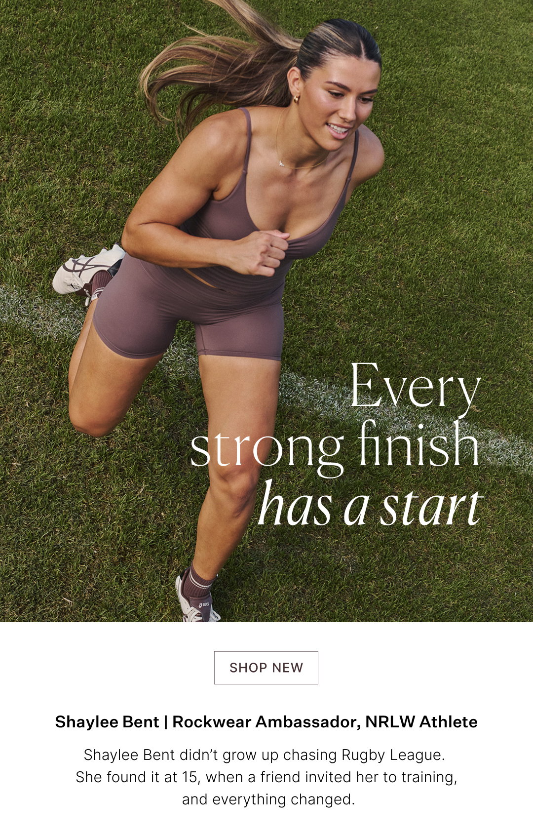 Shaylee Bent: Every strong finish has a start