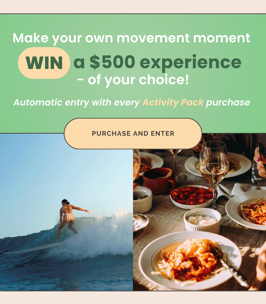 win a $500 experience