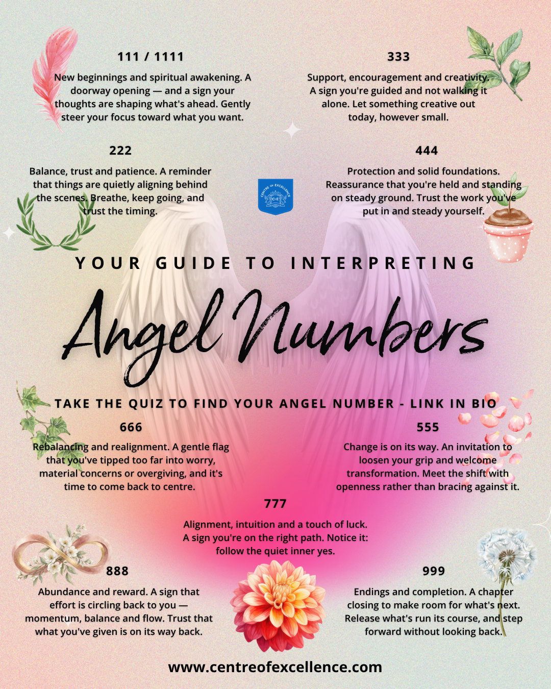 angel number infographic