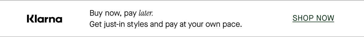 Buy now, pay later with Klarna