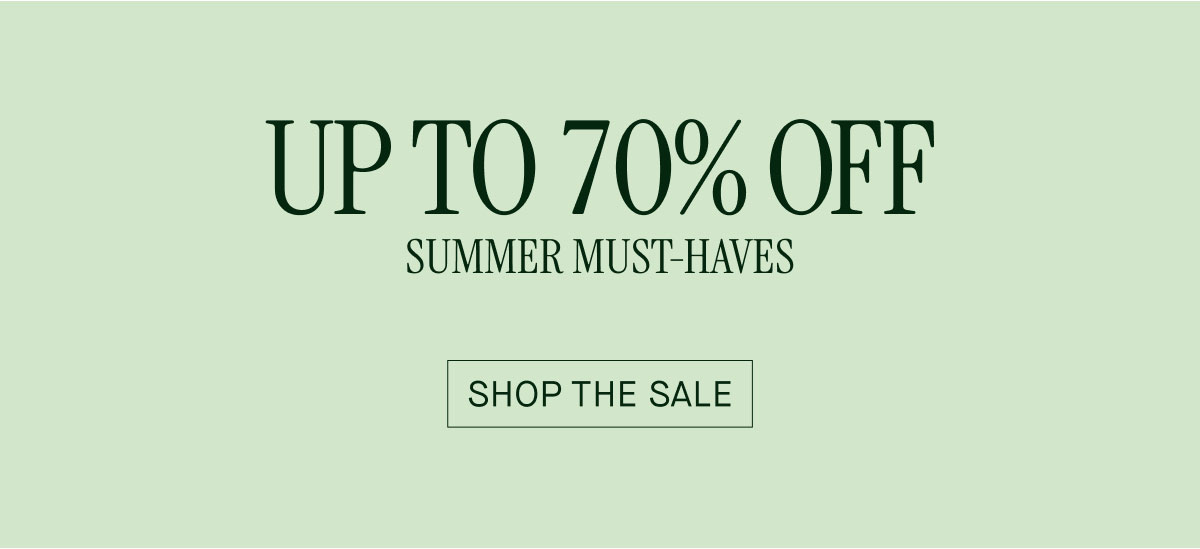 UP TO 70% OFF