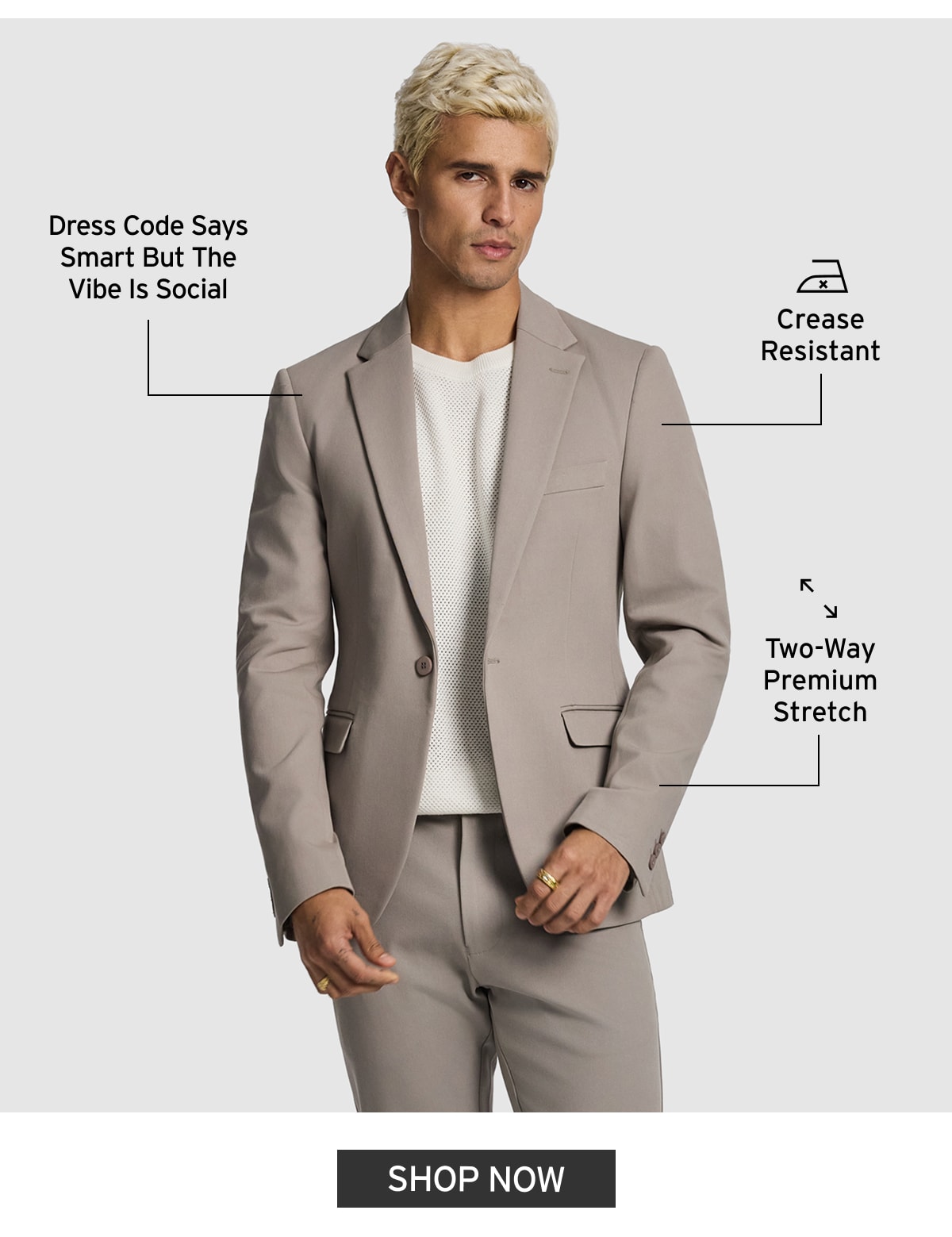 Shop our Grey Energy Blazer
