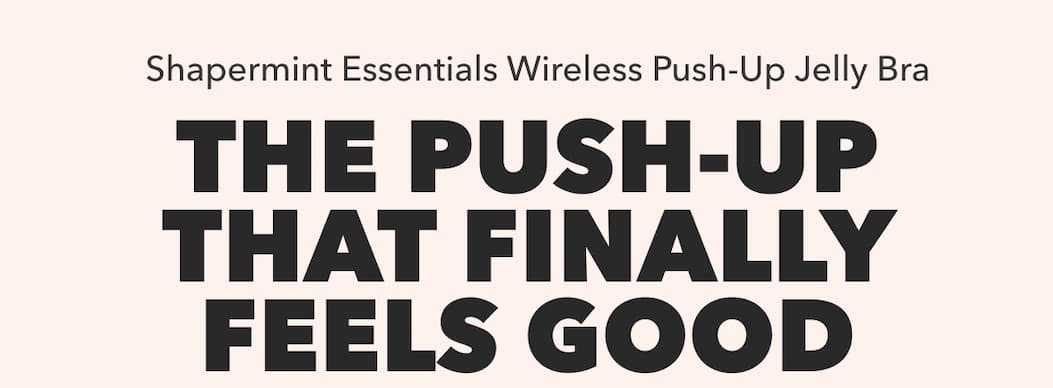 Shapermint Essentials Wireless Push Up Jelly bra