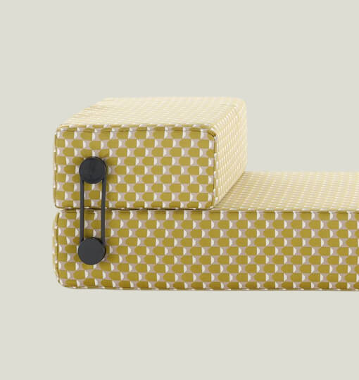 Trix Liberty Obi Check Outdoor Modular Seat  by Piero Lissoni for Kartell
