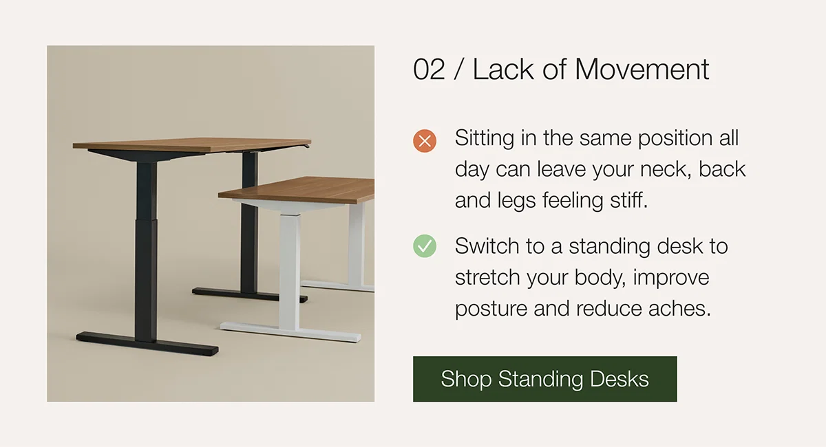 Standing desks