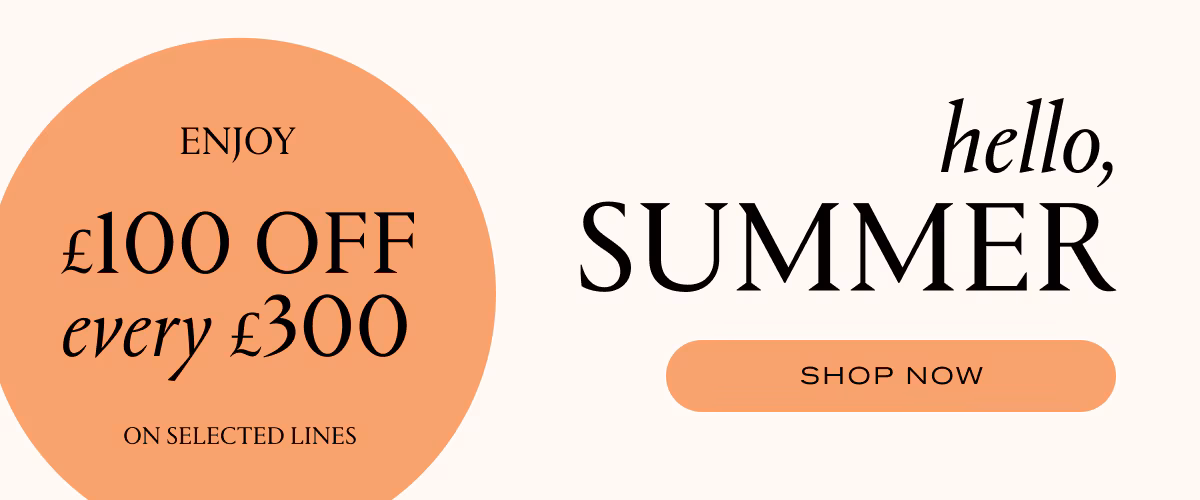 Enjoy £100 off every £300