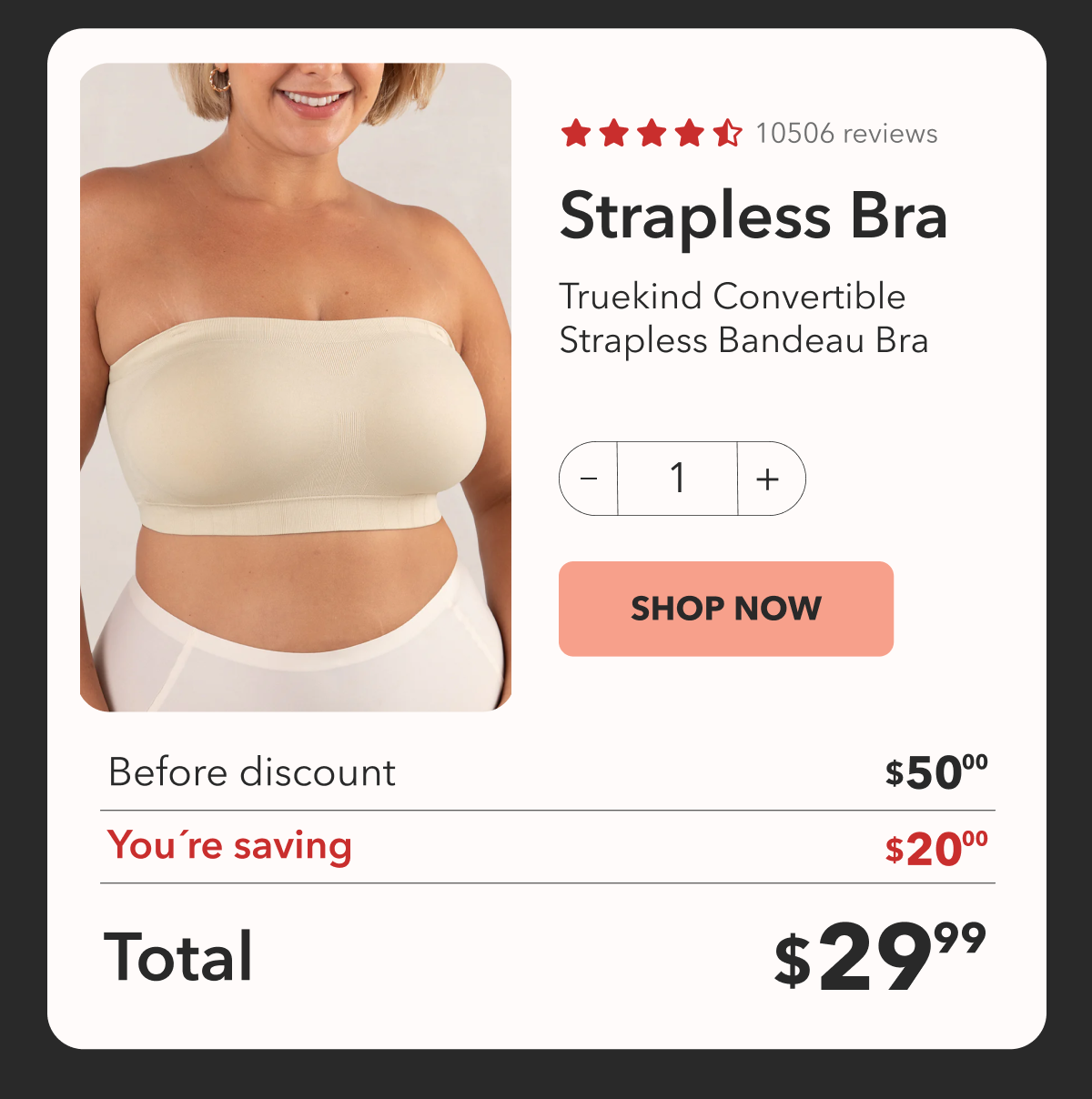 Shop Strapless Bra