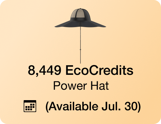 8,449 EcoCredits Power Hat (Available Jul. 30)