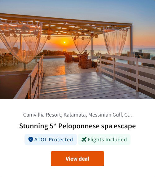 Stunning 5* Peloponnese spa escape