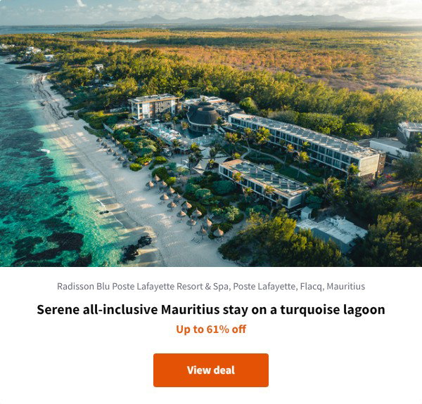 Serene all-inclusive Mauritius stay on a turquoise lagoon