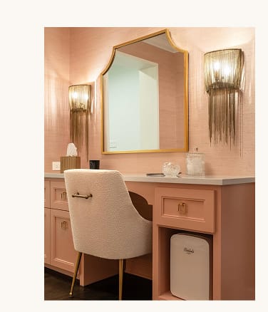 Peach Sorbet Grasscloth Wallpaper