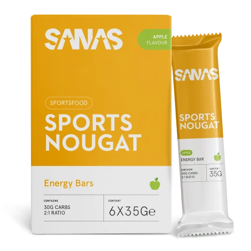 Image of Sanas Sports Nougat Apple Energy Repen - 6x35g