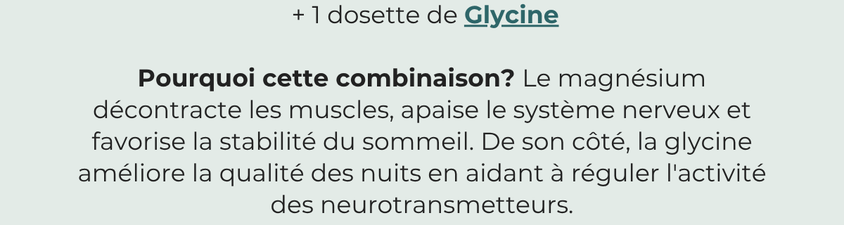 Take 1 scoop glycine 30-60 minutes before bed