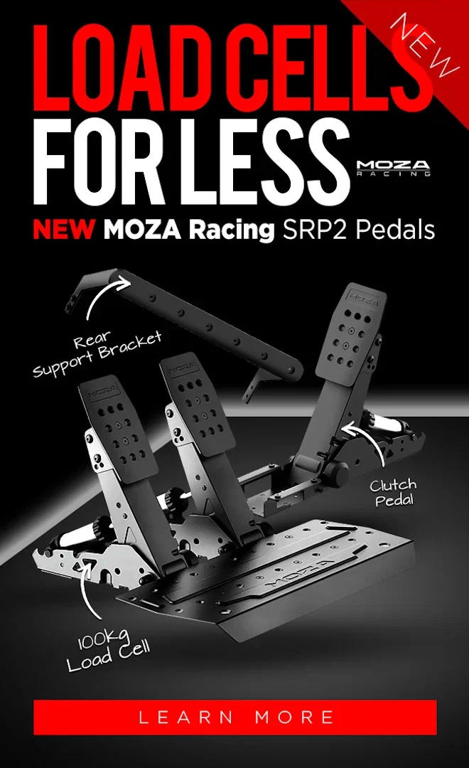 NEW MOZA SRP2 Pedals