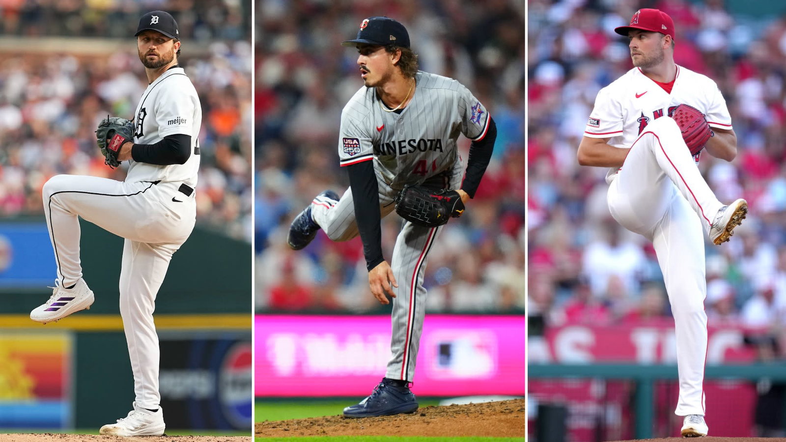 Casey Mize, Joe Ryan and Reid Detmers