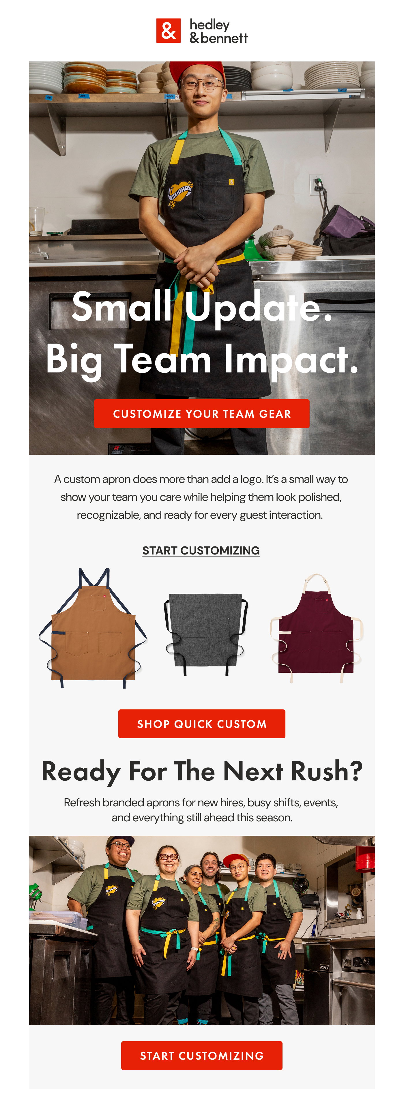 Small Update. Big Team Impact. - Customize your team gear