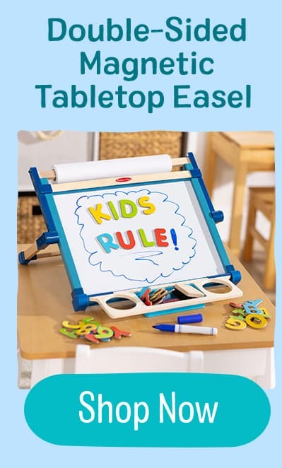Double-Sided Magnetic Tabletop Easel