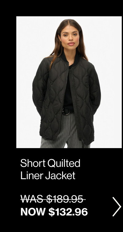 Short Quilted Liner Jacket